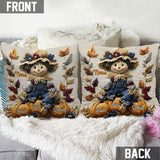 Nana's Little Pumpkins - Personalized Grandma Throw Pillow