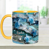 Love Turtles - Personalized Turtle Accent Mug