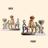 Autism Awareness - Personalized Autism Awareness Custom Shaped Acrylic Plaque