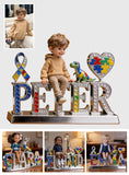 Autism Awareness - Personalized Autism Awareness Custom Shaped Acrylic Plaque