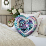 Nana Turtle Gift For Mom Grandma - Personalized Grandma Faux Fur Shaped Pillow