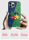 Different Not Less - Personalized Autism Awareness Full Print Phone Case