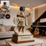 Guitarist Gift, Music Lover - Personalized Guitar Custom Shaped Acrylic Plaque