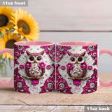 Magic Owl - Personalized Owl Accent Mug & Coaster