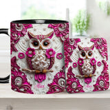 Magic Owl - Personalized Owl Accent Mug & Coaster