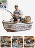 Fishing Dad - Personalized Fishing Custom Shaped Acrylic Plaque