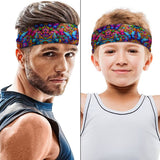 Colorful Butterfly Pattern - Personalized Hippie Unisex Headband/ Turban
