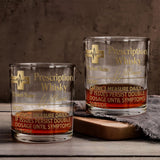 Drink 1 Measure Daily - Personalized Whisky Whiskey Glass