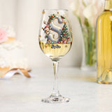 Sparkle Family - Personalized Family Wine Glass With Long Stem