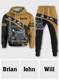 Truck Driver - Personalized Trucker Hoodie and Sweatpants