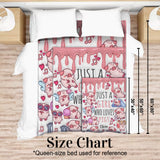 Just A Girl Who Loves Pigs - Personalized Pig Lover Blanket