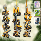 Perfect Christmas Gift For Kids - Personalized Kid Transparent Ornament