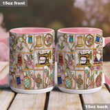 Just A Girl Who Loves Sewing - Personalized Sewing Accent Mug