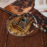 Best Truck Driver - Personalized Trucker Round Shaped Glass Ornament