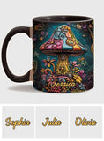 Hippie Soul Peace Mushroom - Personalized Hippie Accent Mug