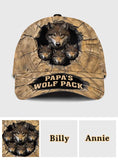 Papa's Wolf Pack - Personalized Father Classic Cap