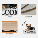 Love My Dog - Personalized Dog Custom Shaped Wood Sign
