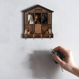 The Horse Barn - Personalized Horse Custom Shaped Hanging Rack