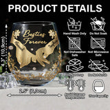 Besties Forever - Personalized Bestie All Over Wine Glass