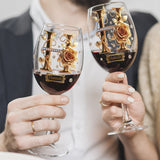 Alphabet Initial For Wine Lovers - Personalized Wine Wine Glass With Long Stem