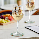 Alphabet Initial For Wine Lovers - Personalized Wine Wine Glass With Long Stem