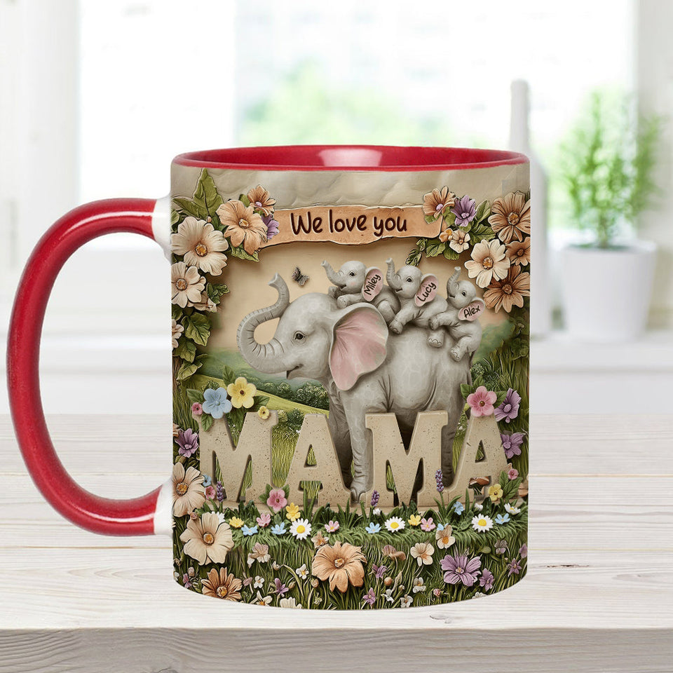 We Love You - Personalized Mother Accent Mug