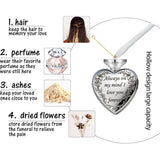 Urn Necklace for Ashes, Cremation Jewelry Necklace, Memorial Gift - Personalized Memorial Urn Pendant Necklace