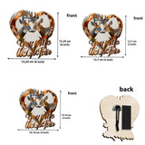 Together Forever - Personalized Hunting Shaped Car Visor Clip