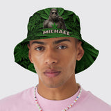 Smoking Bigfoot - Personalized Weed Bucket Hat