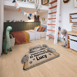 All Visitors Must Be Approved By - Personalized Pet Non-Slip Tufted Rug