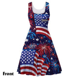 American Woman - Personalized Independence Day/ 4th of July Sleeveless Dress