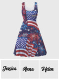American Woman - Personalized Independence Day/ 4th of July Sleeveless Dress
