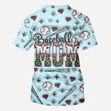 Baseball Mom - Personalized Baseball All Over Shirt
