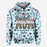 Baseball Mom - Personalized Baseball All Over Shirt