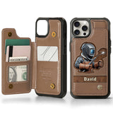 Strong Ones Become Welder - Personalized Welder Wallet Phone Case