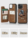 Strong Ones Become Welder - Personalized Welder Wallet Phone Case