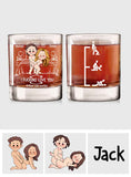 Naughty Couple - Personalized Couple Whiskey Glass