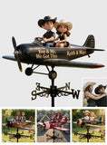 Airphane Couple - Personalized Couple Weather Vane