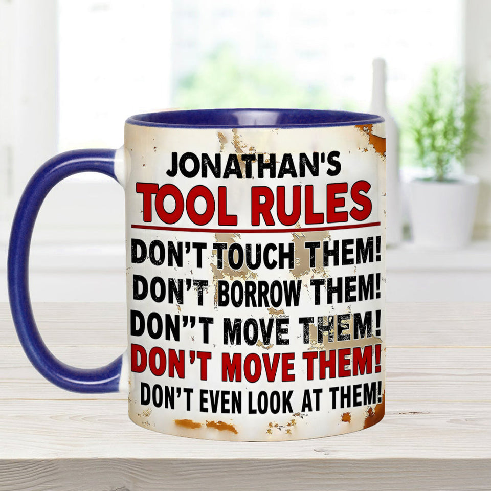 My Tool Rules - Personalized Garage Accent Mug