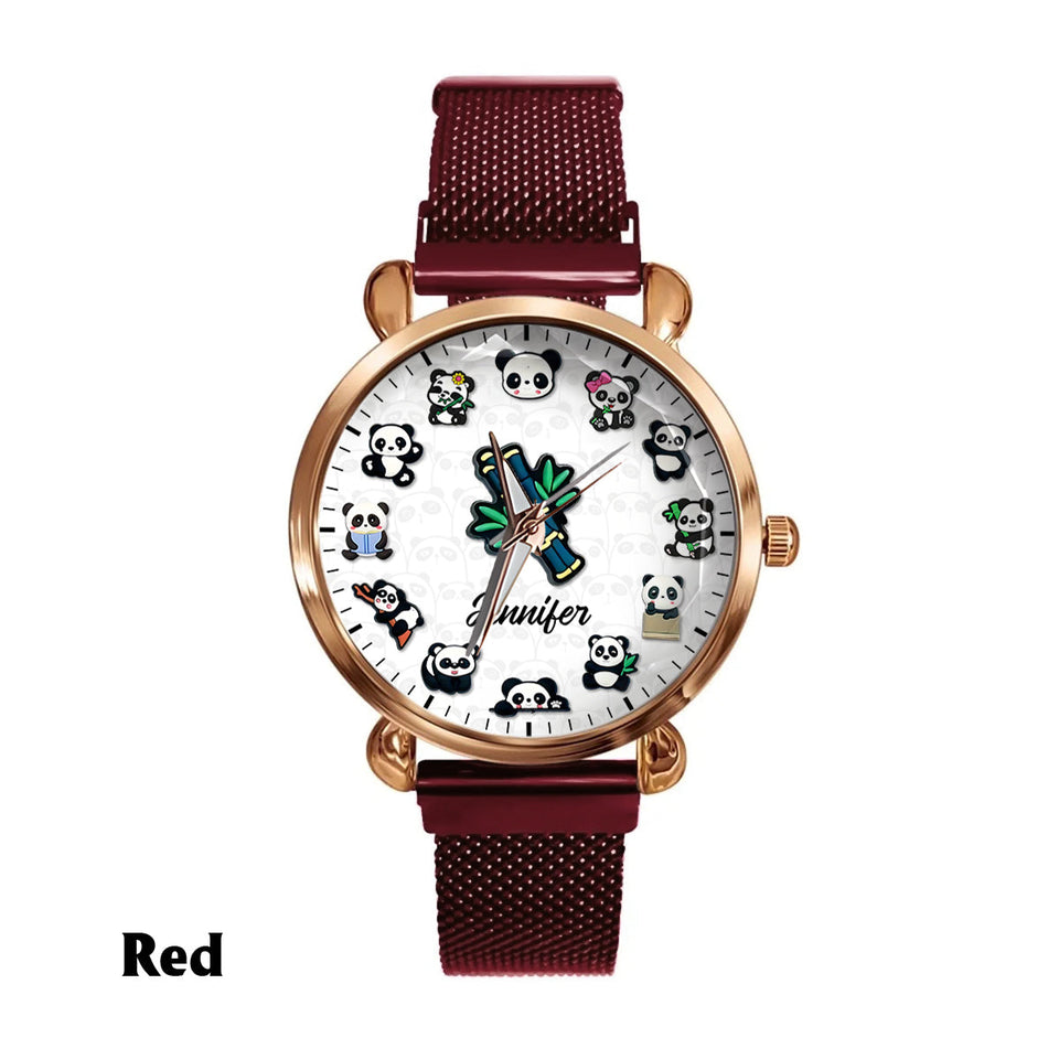 Panda Lover - Personalized Panda Lover Women Hand Watch