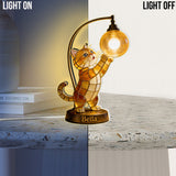 Any Photo Funny Pet Bitting Wire - Personalized Cat Acrylic LED Night Light