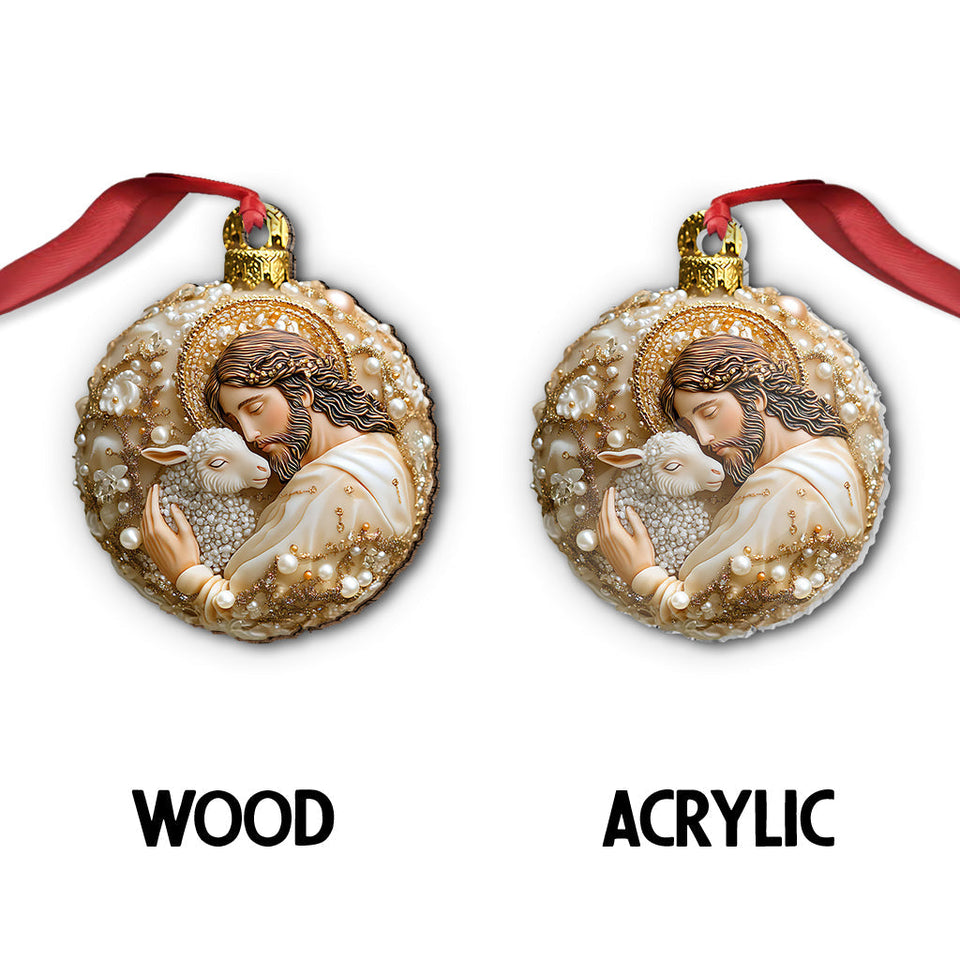 Jesus Loves You - Christian Ornament