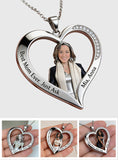Best Mom Ever - Personalized Mother Shaped Metal Pendant Necklace