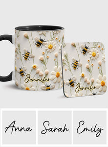Love Bees - Personalized Bee Accent Mug