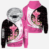 Breast Cancer Awareness – Faith Hope Love - Personalized Breast Cancer Awareness All Over Shirt