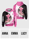 Breast Cancer Awareness – Faith Hope Love - Personalized Breast Cancer Awareness All Over Shirt