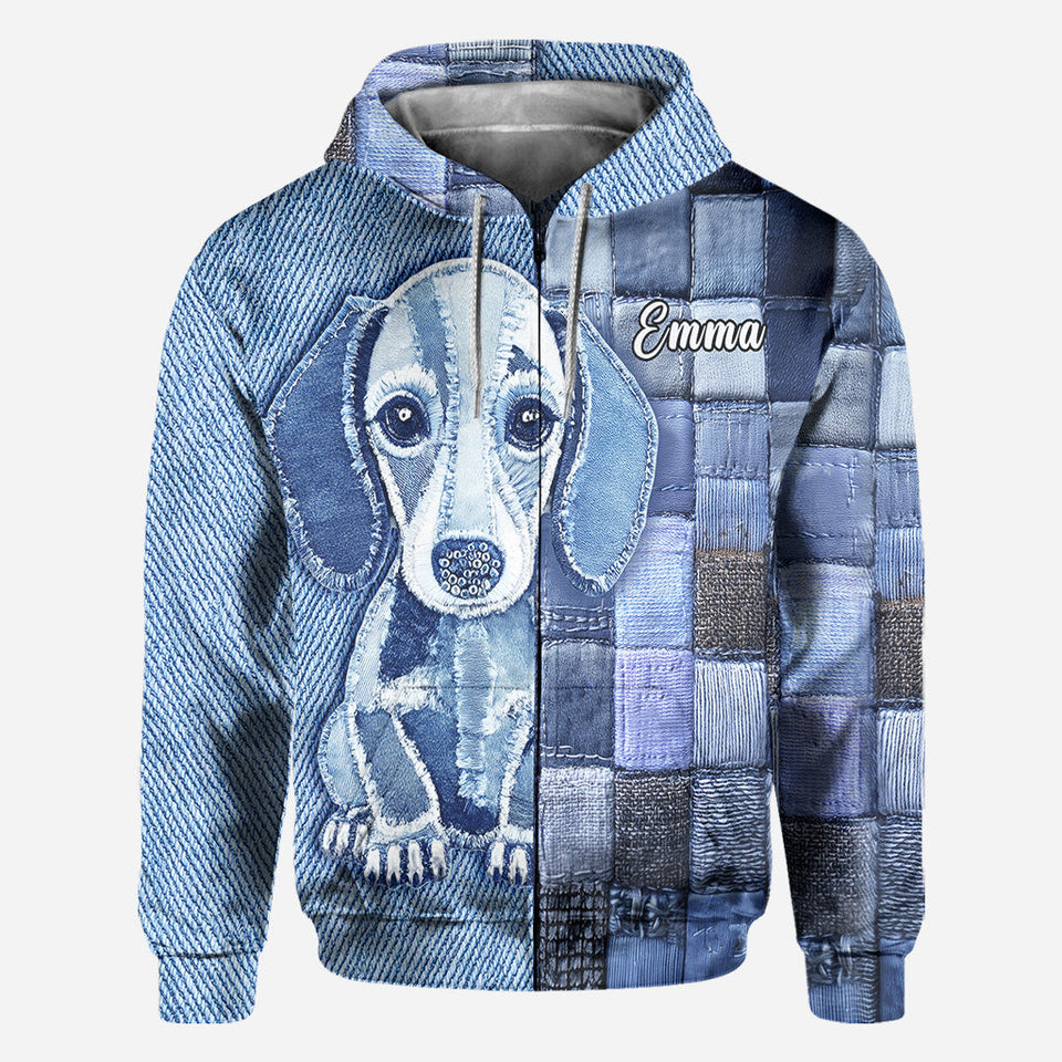 Love Dachshund - Personalized Dog All Over Shirt