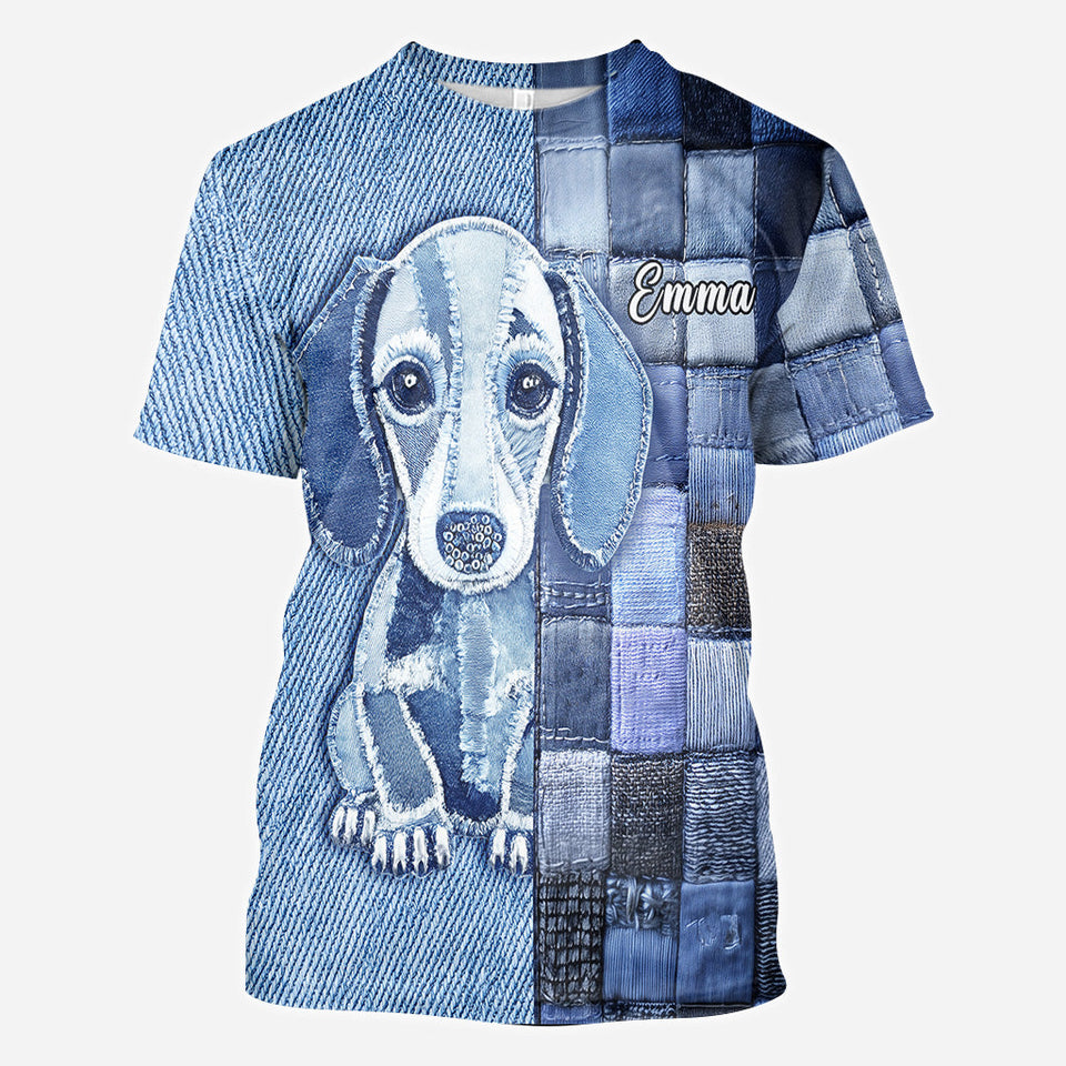 Love Dachshund - Personalized Dog All Over Shirt