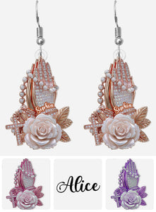 Believe - Personalized Christian Earrings