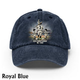 Family League - Personalized Father Washed Denim Cap